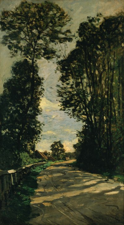 Promenade (Route de la ferme Saint-Siméon) - Claude Monet